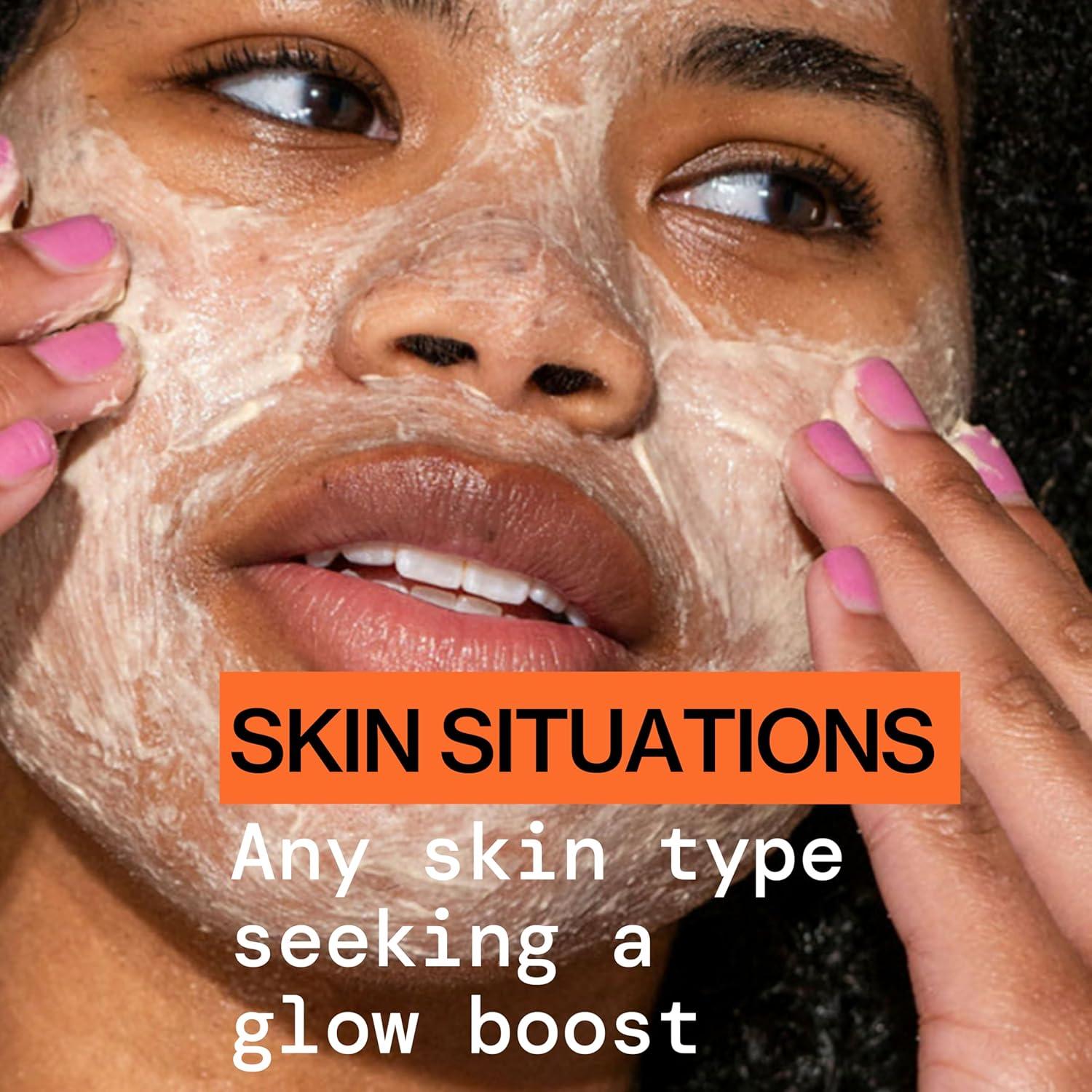 imagePacifica Glow Baby Exfoliating Face Scrub Brightening Enzyme Facial Cleanser w Vitamin C ampamp Glycolic Acid for Radiant Smooth Skin Unclogs Pores ampamp Removes Dead Skin MicrobeadFree Vegan 4 fl oz4 Fl Oz Pack of 1