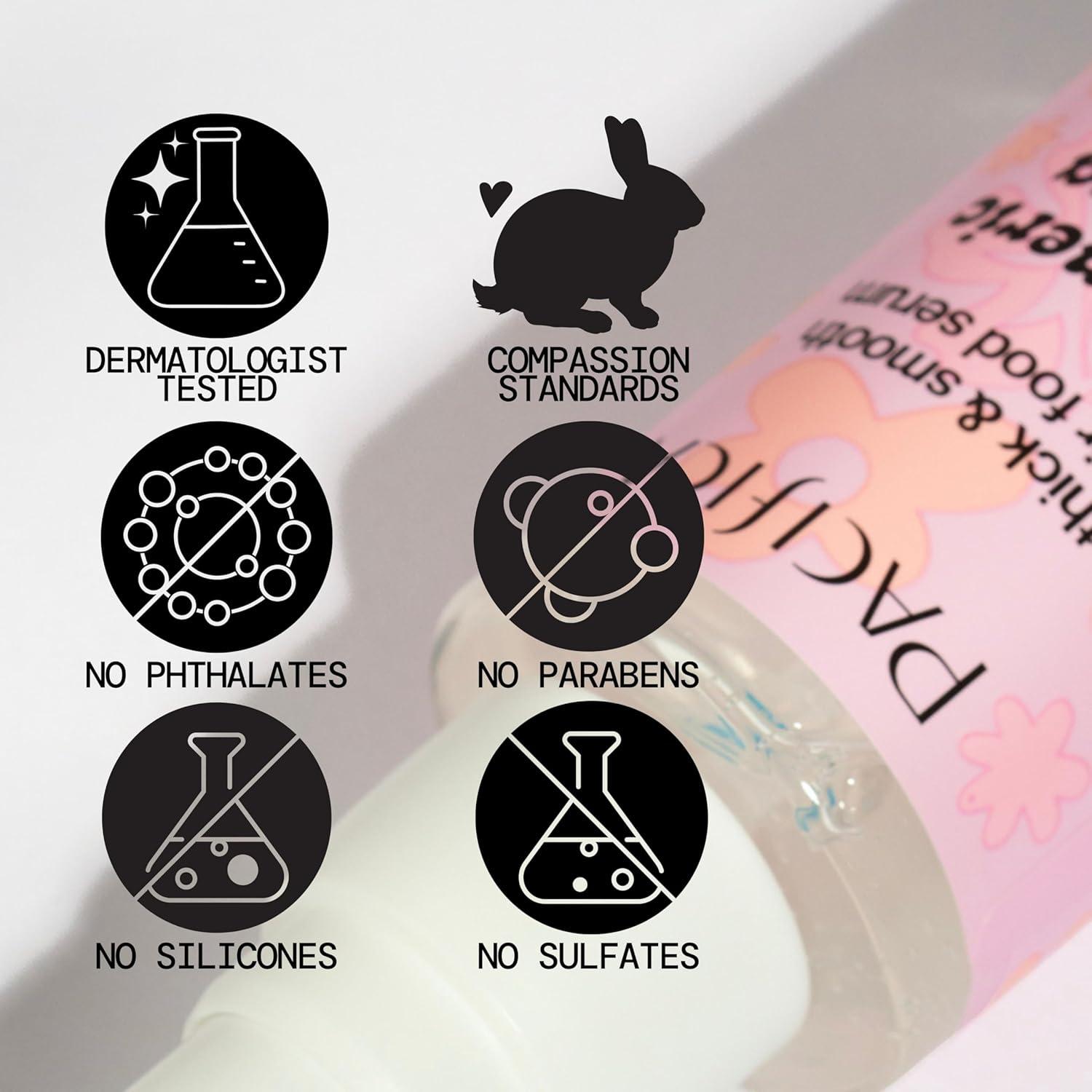 imagePacifica Invisible Calming Hair Serum Frizz Control ampamp Hair Thickening Treatment Turmeric ampamp Guava LeaveIn Scalp Serum with Peptides Biotin ampamp Caffeine 1 fl oz Vegan ampamp CrueltyFree