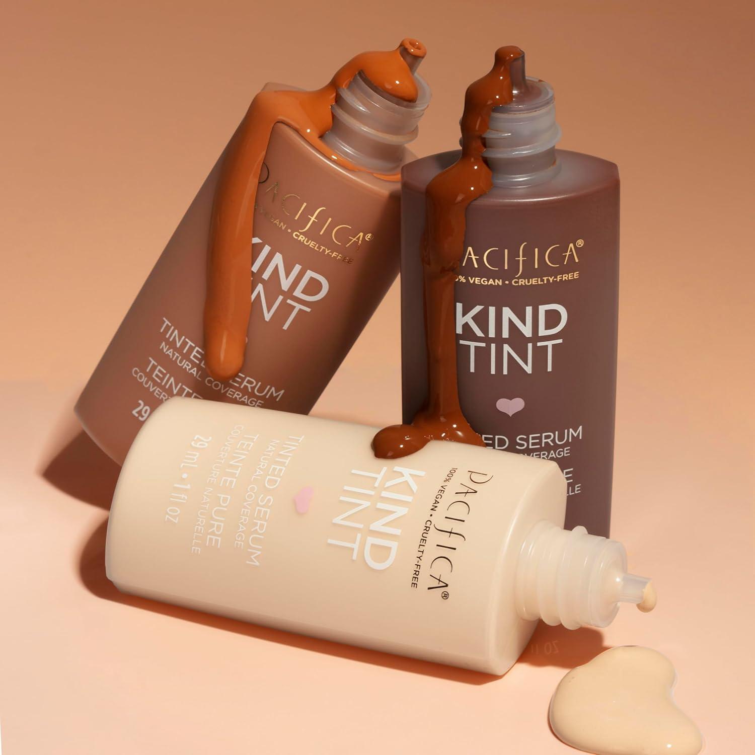 imagePacifica Tinted Moisturizer Kind Tint Serum Lightweight Hydrating Foundation with Vegan Collagen ampamp Hyaluronic Acid for Dewy Glow Buildable Coverage Vegan 1 fl oz Shade 22Kind Tint Tinted Serum 24