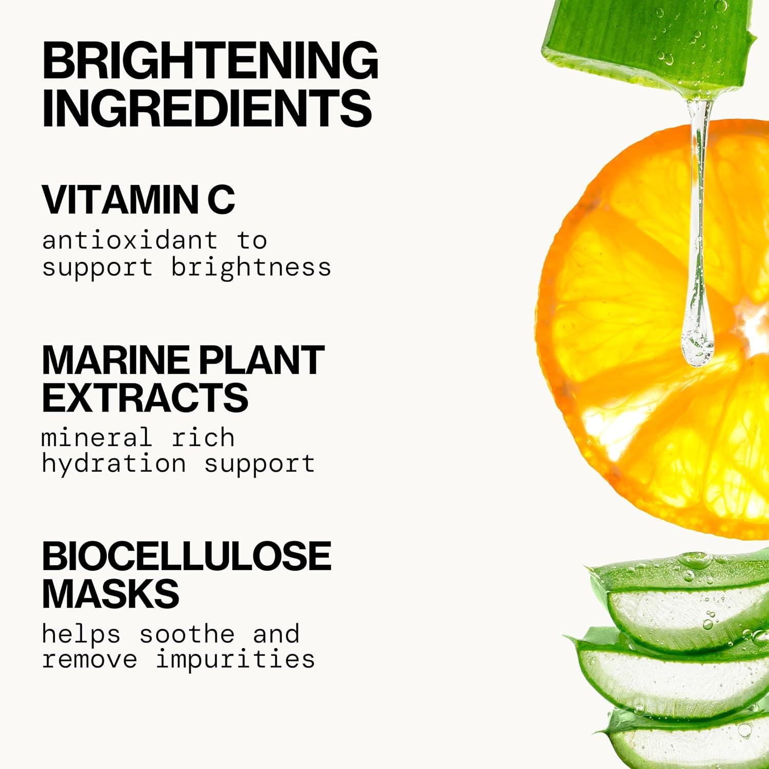 imagePacifica Undereye Spot Serum Mask Bright Eye Vitamin C Mask for Dark Circles ampamp Hydration Brightening Under Eye Treatment Vegan ampamp CrueltyFree 1 Pack