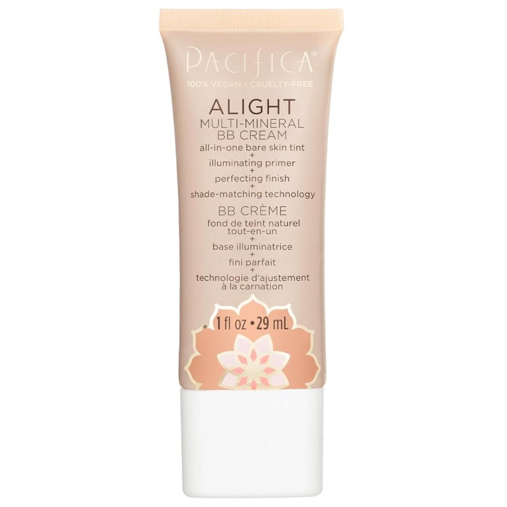 imagePacifica Alight MultiMineral BB Cream  Shade 11 Light Tinted Moisturizer ampamp Primer in One Sheer Glowing Coverage Hydrates Primes ampamp Perfects 100 Vegan Cruelty Free Dermatologist Tested06 Medium