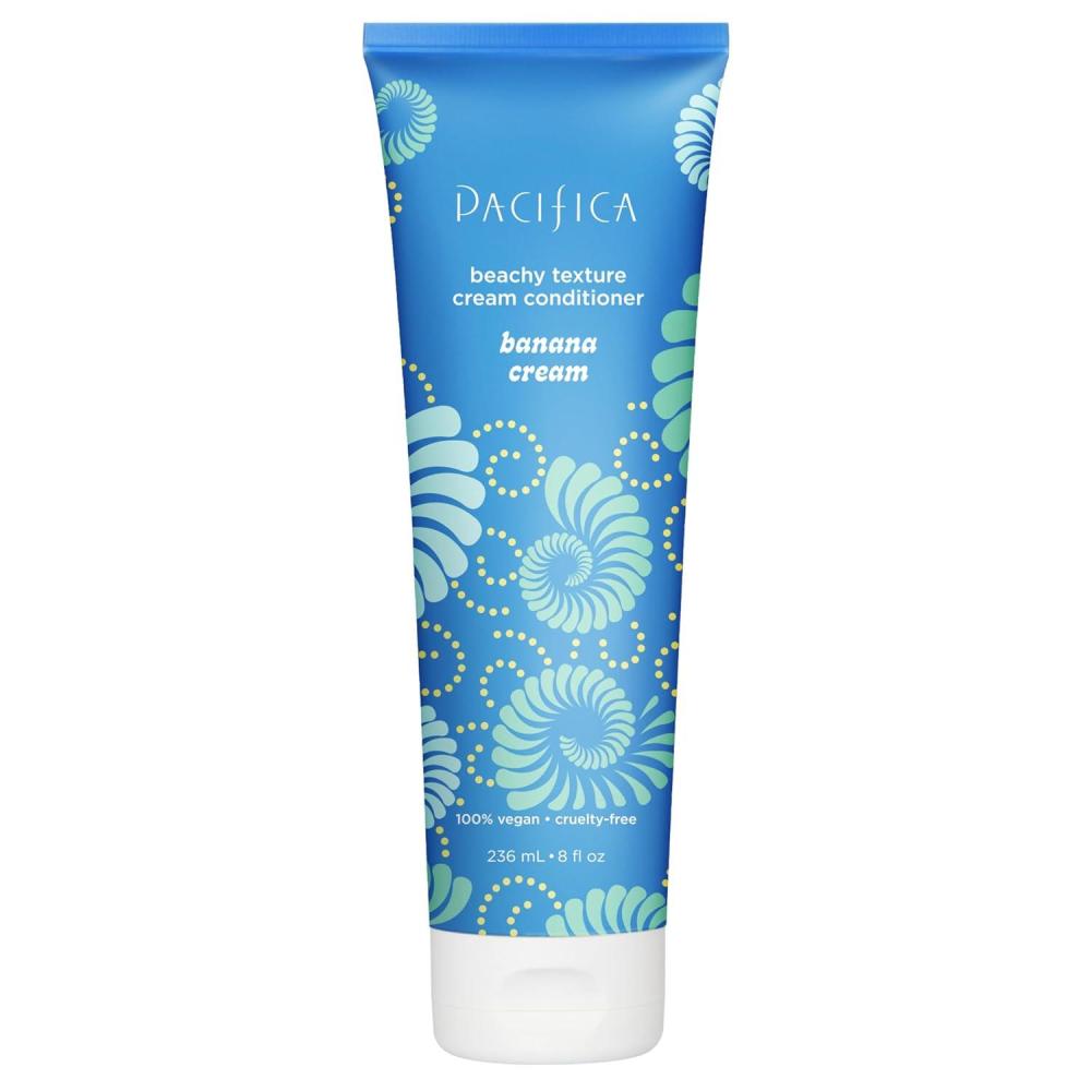 imagePacifica Banana Cream Beachy Texture Conditioner Texturizing Hair Treatment for Natural Beachy Waves Hydrates ampamp Adds Tousled Body for All Hair Types Clean Beauty Vegan ampamp CrueltyFree 8 Fl OzBeach Banana Cream