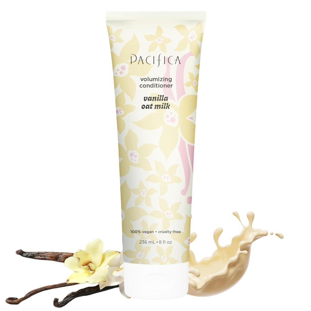 imagePacifica Banana Cream Beachy Texture Conditioner  Texturizing Hair Treatment for Natural Beachy Waves Hydrates ampamp Adds Tousled Body for All Hair Types Clean Beauty Vegan ampamp CrueltyFree 8 Fl OzVanilla Oat Milk