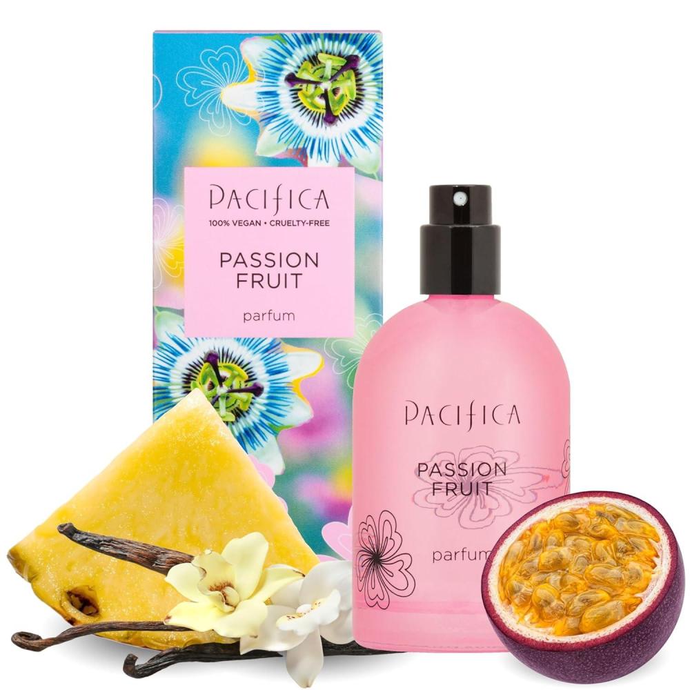 imagePacifica Beauty Mood Moons Spray Set Travel Fragrance Collection with Dream Flower Neon Blue ampamp Silver Moon Clean Scent Minis Vegan 005 fl oz Each 5PackPassion Fruit