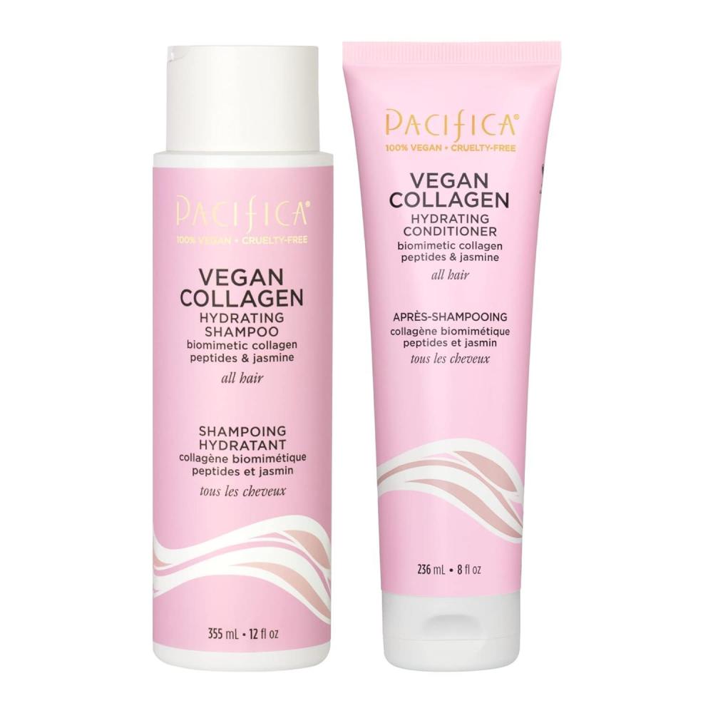 imagePacifica Beauty Salty Waves Texturizing Shampoo Texturizing Conditioner For All Hair Types Perfect and Effortless Beach Hair 100 Vegan ampamp Cruelty Free Sulfate Paraben FreeVegan Collagen