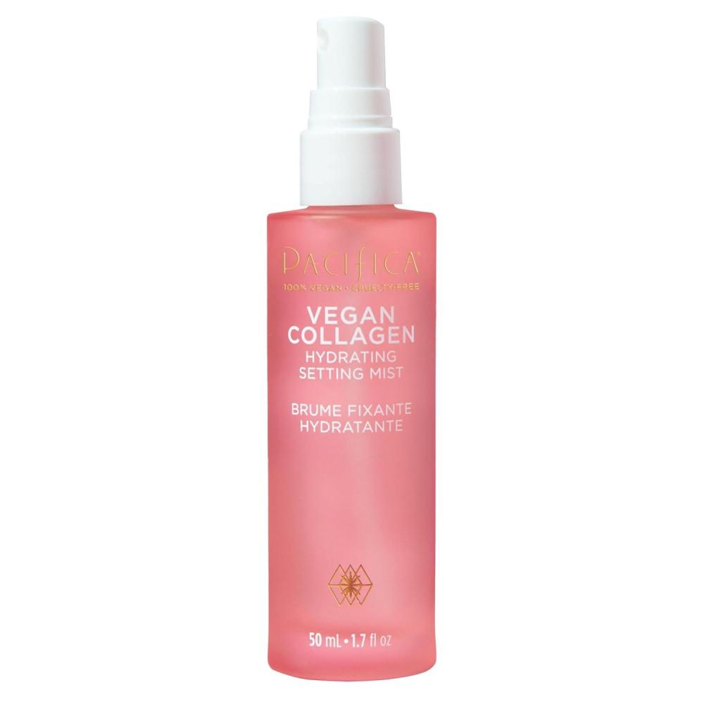 imagePacifica Beauty Vegan Collagen Hydrating Setting Mist Hydrating Illuminating Face Primer for Dewy Skin wVegan Collagen ampamp Squalane for Radiant Glow SoftFocus Pore Blurring Makeup Base