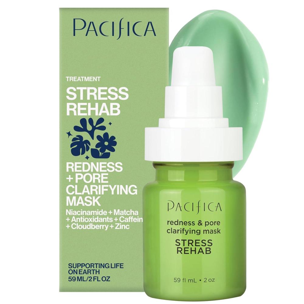 imagePacifica Comfort Space Calming Face Mask for Sensitive Skin Redness Relief Hydrating Facial Mask with Azelaic Acid ampamp Turmeric Soothes Irritation ampamp Dryness Vegan Skincare 2 Fl OzNiacinamide  Caffeine