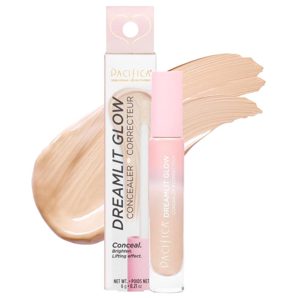 imagePacifica Concealer  DreamLit Glow Full Coverage Concealer with Squalane for Dark Circles ampamp Dark Spot Correction Lightweight ampamp LongLasting Vegan ampamp CrueltyFree Shade 05 Rich MochaShade 11 Lightest