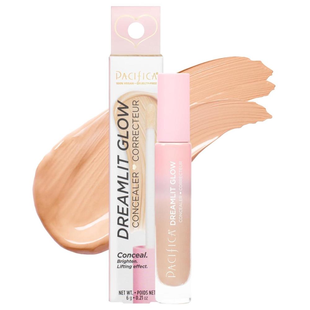 imagePacifica Concealer  DreamLit Glow Full Coverage Concealer with Squalane for Dark Circles ampamp Dark Spot Correction Lightweight ampamp LongLasting Vegan ampamp CrueltyFree Shade 05 Rich MochaShade 9
