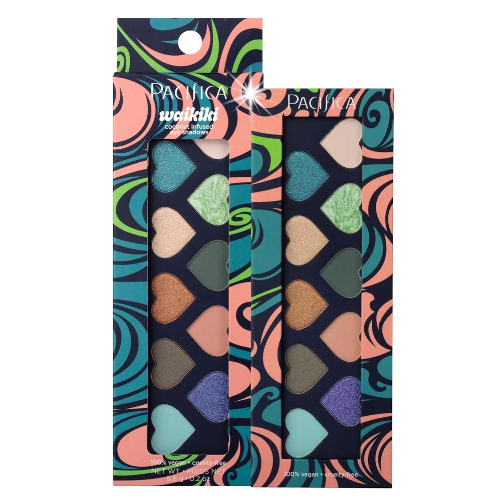 imagePacifica Eyeshadow Palette  Malibu Mineral Eyeshadow Blendable Neutral Shades with Velvet Matte Shimmer ampamp Metallic Cocoa Butter Infused TalcFree Vegan ampamp CrueltyFree 024 oz 10 ShadesWaikiki