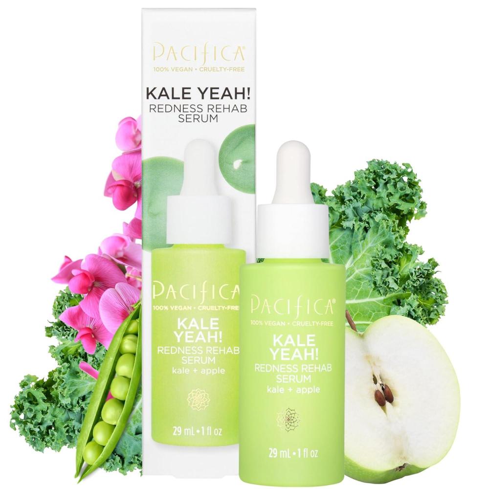 imagePacifica Face Oil Serum  Flower Fix BiPhase Hydrating Skin Barrier  wHyaluronic Acid ampamp Natural Botanical Ingredients  for Dry Sensitive Skin Vegan ampamp CrueltyFree Dermatologist ApprovedKale Yeah