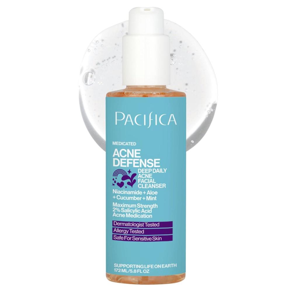 imagePacifica Grapefruit Bubbles GeltoFoam Cleanser Gentle Face Wash for Oily ampamp Combination Skin Helps Remove Excess Oil ampamp Impurities Helps Brighten Vegan ampamp CrueltyFree Formula Dermatologist TestedUnscented