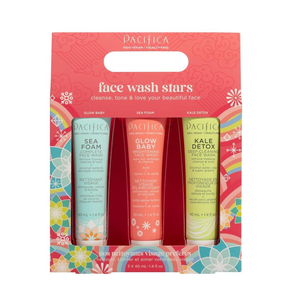imagePacifica Grapefruit Bubbles GeltoFoam Cleanser  Gentle Face Wash for Oily ampamp Combination Skin Helps Remove Excess Oil ampamp Impurities Helps Brighten Vegan ampamp CrueltyFree Formula Dermatologist Tested3Pack