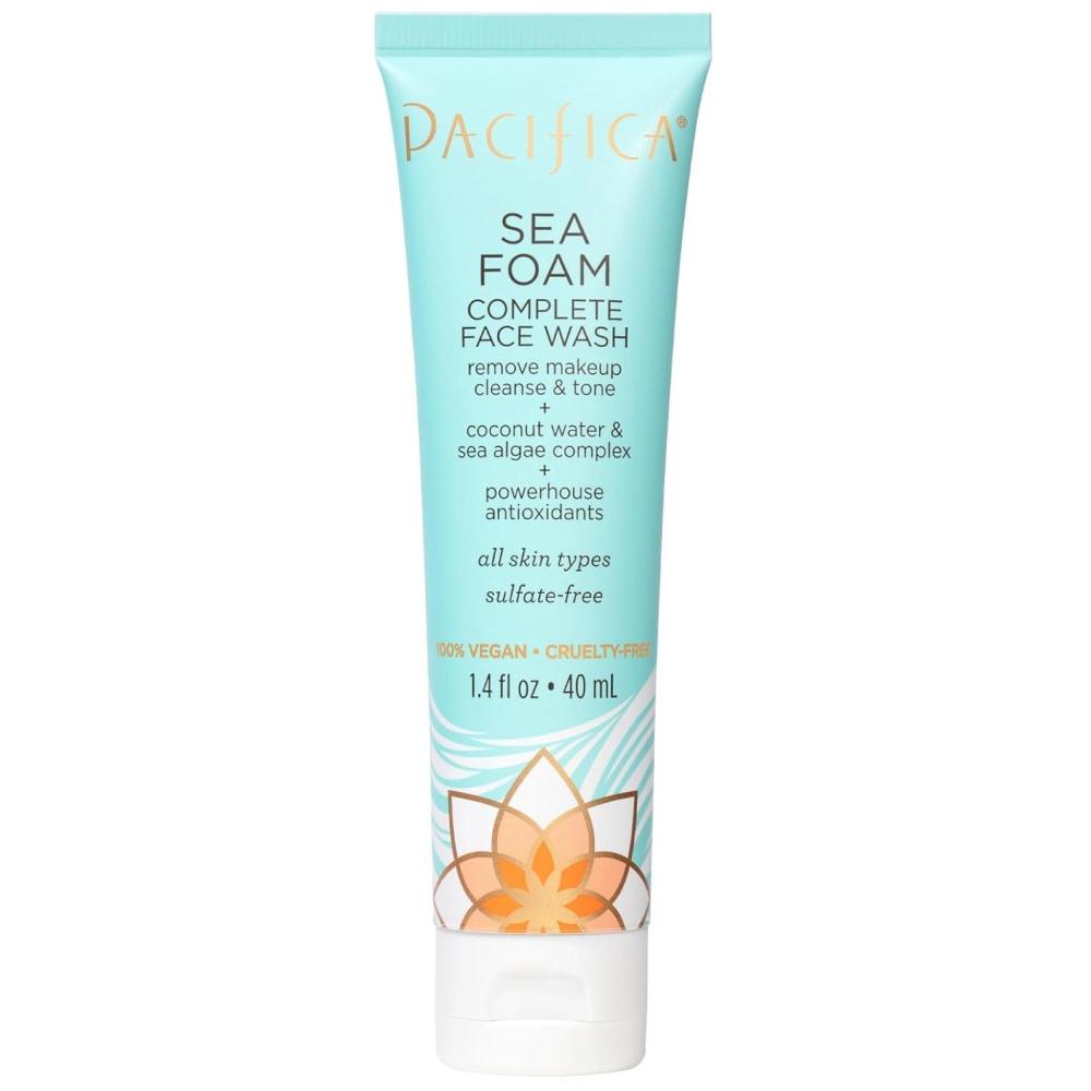 imagePacifica Grapefruit Bubbles GeltoFoam Cleanser Gentle Face Wash for Oily ampamp Combination Skin Helps Remove Excess Oil ampamp Impurities Helps Brighten Vegan ampamp CrueltyFree Formula Dermatologist TestedMini Sea Foam