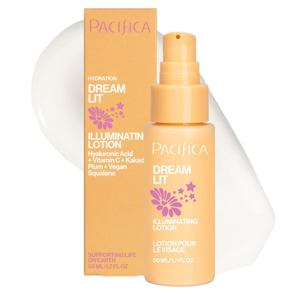 imagePacifica Hydrodew Slime Vegan Snail Mucin Barrier Face Moisturizing Gel Hydrating For Smoothing ampamp Refining Skin Vegan ampamp CrueltyFreeDreamlit Illuminating Lotion