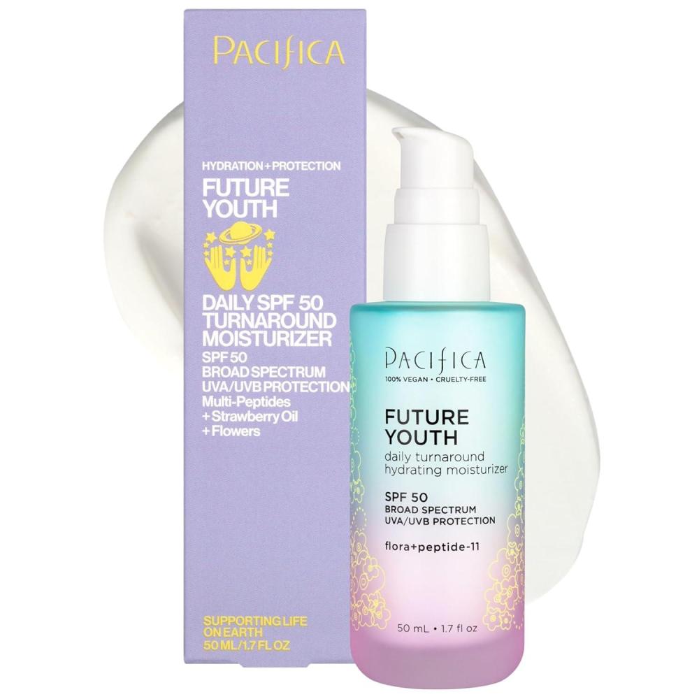 imagePacifica Hydrodew Slime Vegan Snail Mucin Barrier Face Moisturizing Gel Hydrating For Smoothing ampamp Refining Skin Vegan ampamp CrueltyFreeFuture Youth Daily Moisturizer SPF 50