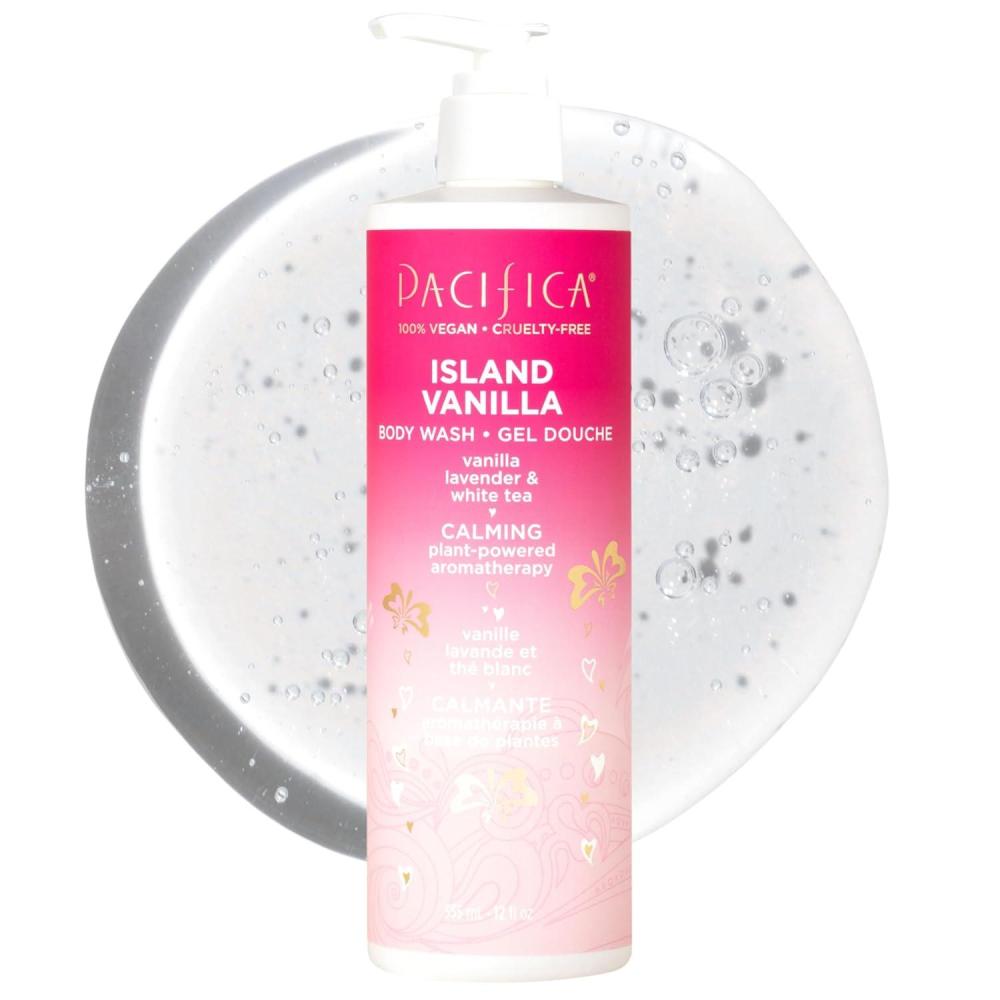 imagePacifica Island Vanilla Body Wash Aloe  Hyaluronic Acid Daily Cleansing Bath ampamp Shower Gel Essential Oils Clean Vegan  Cruelty ampamp Paraben Free Clean Beauty Vegan Dermatologist Tested 12 Fl OzIsland Vanilla