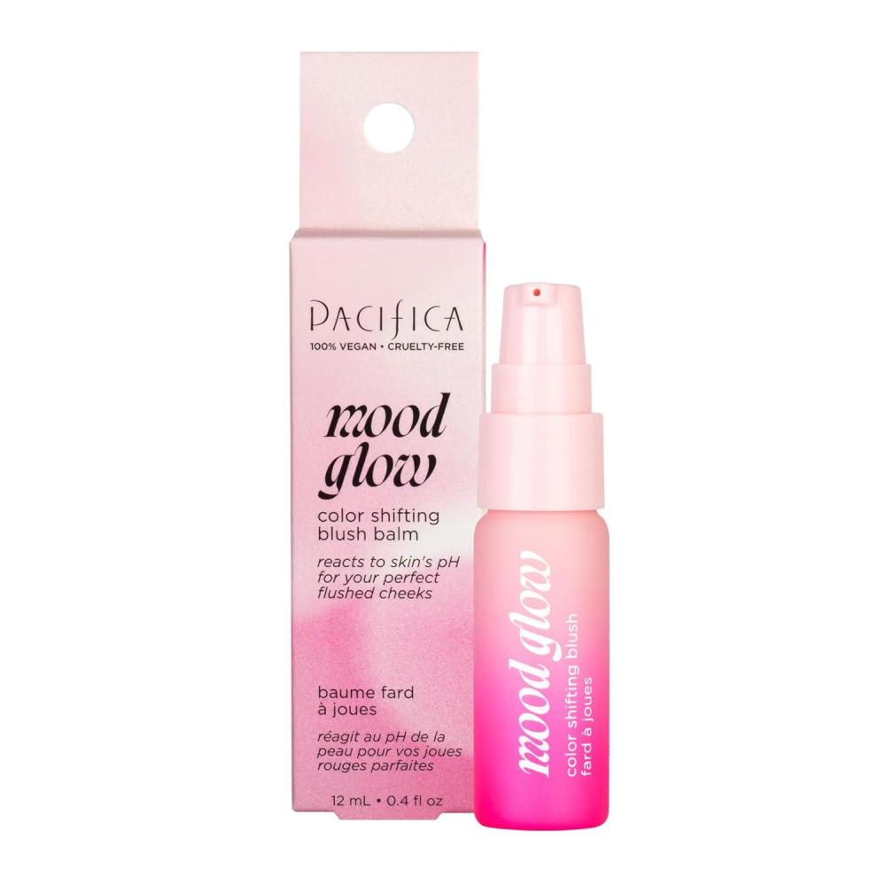 imagePacifica Liquid Spray Blush Mood Glow PH Color Shifting Blush Balm Face Makeup Color Shifting Reacts to Skin pH Hydrating Cheek Tint Vegan 04 fl oz 1 Count