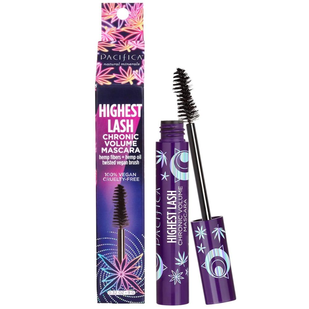imagePacifica Mineral Mascara Stellar Gaze Black Length ampamp Strength LongLasting ClumpFree Formula with Coconut Oil ampamp Vitamin B Vegan ampamp CrueltyFree Super NovaHighest Lash Chronic Volume Mascara