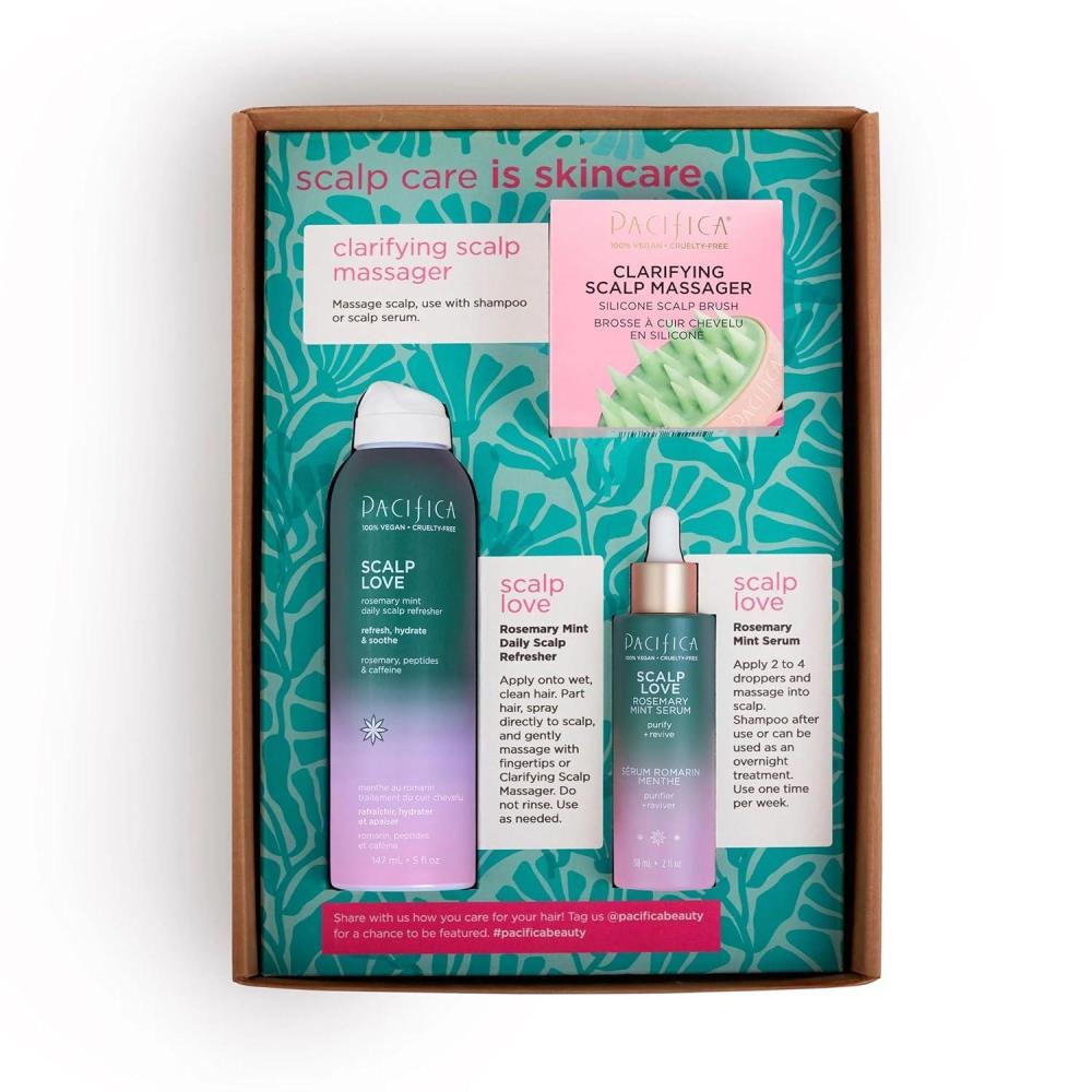 imagePacifica Scalp Love Rosemary Mint Serum Dry Flaky and Itchy Scalp Serum Hydrating Moisturizing and Calming Treatment Formulated with Witch Hazel Vegan and CrueltyFree 2 Fl OzScalp Care Set