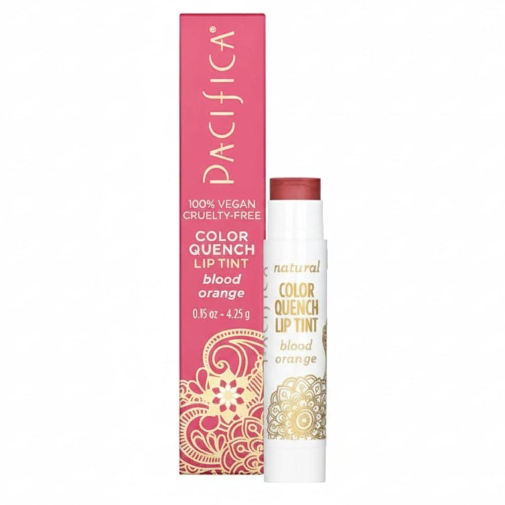 imagePacifica Tinted Lip Balm  Blood Orange Flavor  Sheer Hydrating Balm with Coconut Oil ampamp Cocoa Butter  Vegan CrueltyFree Dermatologist Tested  015 ozBlood Orange