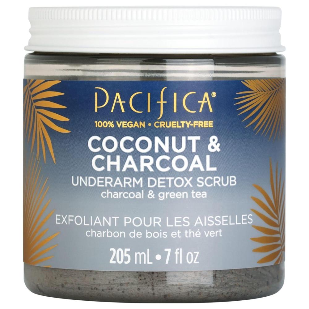 imagePacifica Underarm Body Scrub  Armpit Detox Coconut ampamp Charcoal Deodorant Exfoliating ampamp Nourishing for Natural Deodorant Users  AluminumFree ampamp Safe for Sensitive Skin Vegan ampamp CrueltyFree 7 fl ozUnderarm Detox Scrub