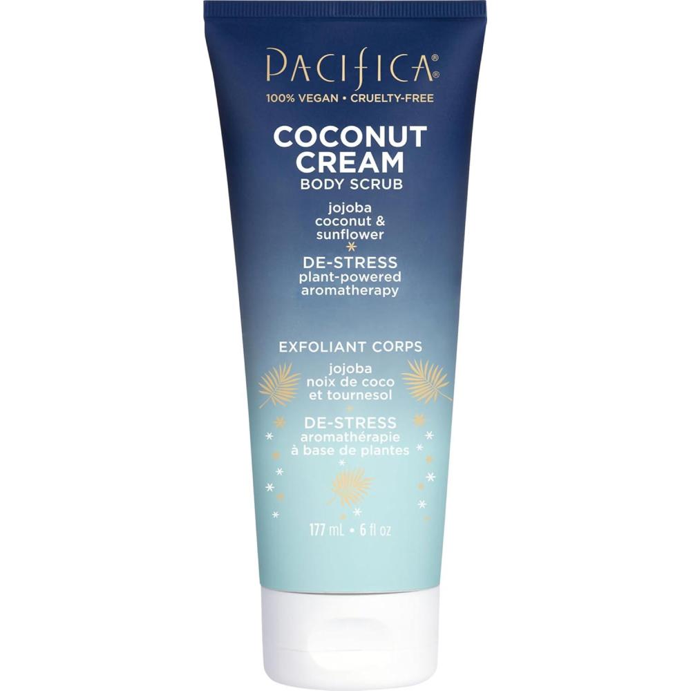 imagePacifica Underarm Body Scrub Armpit Detox Coconut ampamp Charcoal Deodorant Exfoliating ampamp Nourishing for Natural Deodorant Users AluminumFree ampamp Safe for Sensitive Skin Vegan ampamp CrueltyFree 7 fl ozCoconut Cream