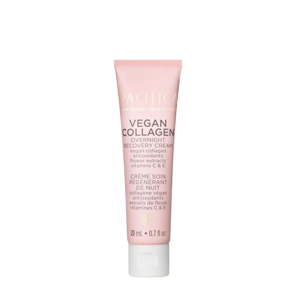 imagePacifica Vegan Collagen Mini Overnight Recovery Cream Revives ampamp Hydrates Skin For All Skin Types Vegan ampamp CrueltyFree 07 Fl Oz