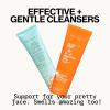 Pacifica Face Wash Duo – Glow Baby Vitamin C Brightening Cleanser + Sea Foam Gentle Cleanser, Daily Exfoliating Face Wash Set for All Skin Types, Sulfate-Free, Vegan