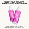 Pacifica Pineapple Curls Frizz Control Spray 4oz – Curl Refresher Mist for Curly & Wavy Hair, Hydrating Anti-Frizz Day 2 Curl Booster with Pineapple Extract & Vitamin B5 Vegan Dermatologist Tested