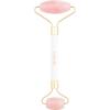Pacifica Rose Quartz Facial Roller Massager – Crystal Gua Sha Skincare Tool for Face, Eyes & Neck – Cooling Stone Face Massager for Wrinkles, Fine Lines, Puffiness – Self Care Beauty Gift