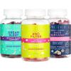 Pacifica Beauty Gummies Vitamin Trio, Hair, Sleep and Skin Support, Wheat, Soy + Gluten, Vegan & Cruelty Free, Multi, Watermelon, 3 Count