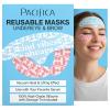 Pacifica Reusable Mask Set – Silicone Undereye & Brow Mask Set for Forehead & Under Eye, Anti-Wrinkle, Firming, Pair with Serum, Vegan & Cruelty-Free, 3 Pieces(Reusable Undereye & Brow Mask Set)