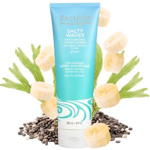 Pacifica Banana Cream Beachy Texture Conditioner – Texturizing Hair Treatment for Natural Beachy Waves, Hydrates & Adds Tousled Body, for All Hair Types Clean Beauty Vegan & Cruelty-Free, 8 Fl Oz(Conditioner)