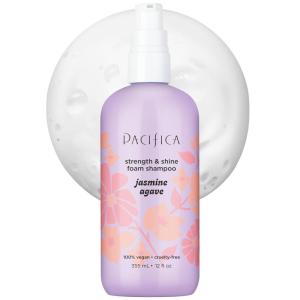 Pacifica Banana Cream Beachy Texture Foam Shampoo – Texturizing Foaming Shampoo for Beachy Waves, Adds Volume & Tousled Look, Sulfate-Free Deep Clean Beauty Vegan & Cruelty-Free Dermatologist Tested(Jasmine Agave)