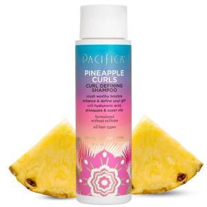 Pacifica Banana Cream Beachy Texture Foam Shampoo – Texturizing Foaming Shampoo for Beachy Waves, Adds Volume & Tousled Look, Sulfate-Free Deep Clean Beauty Vegan & Cruelty-Free Dermatologist Tested(Pineapple Curls)