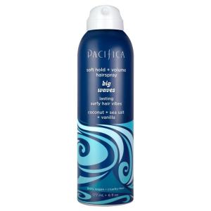 Pacifica Beauty Big Waves Coconut, Vanilla & Sea Salt Hairspray, Controls Frizz & Adds Volume, Designed for Wavy Hair, Vegan & Cruelty-Free, 6 Fl Oz(Big Waves Hairspray)