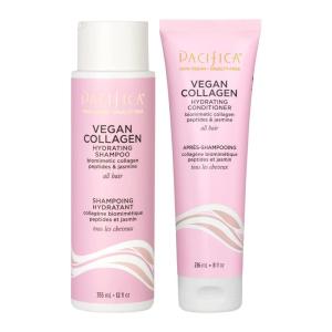 Pacifica Beauty Salty Waves Texturizing Shampoo + Texturizing Conditioner | For All Hair Types | Perfect and Effortless Beach Hair | 100% Vegan & Cruelty Free | Sulfate + Paraben Free(Vegan Collagen)