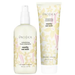 Pacifica Beauty Salty Waves Texturizing Shampoo + Texturizing Conditioner | For All Hair Types | Perfect and Effortless Beach Hair | 100% Vegan & Cruelty Free | Sulfate + Paraben Free(Vanilla)