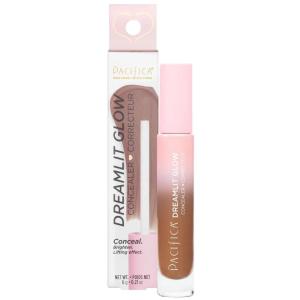 Pacifica Concealer – DreamLit Glow Full Coverage Concealer with Squalane for Dark Circles & Dark Spot Correction, Lightweight & Long-Lasting, Vegan & Cruelty-Free, Shade 05 (Rich Mocha)(Shade 5)