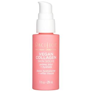 Pacifica Dreamlit Illuminating Foaming Primer with Vitamin C & Hyaluronic Acid – Hydrating Brightening Face Makeup Base for Glowing, Long-Lasting Foundation Wear – 1 fl oz Clean Beauty Vegan Formula(Vegan Collagen Skin Solve Primer)