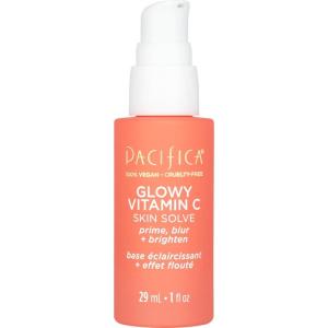 Pacifica Dreamlit Illuminating Foaming Primer with Vitamin C & Hyaluronic Acid – Hydrating Brightening Face Makeup Base for Glowing, Long-Lasting Foundation Wear – 1 fl oz Clean Beauty Vegan Formula(Glowy Vitamin C)