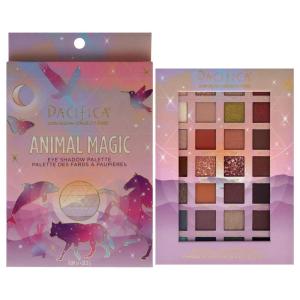 Pacifica Eyeshadow Palette – Malibu Mineral Eyeshadow, Blendable Neutral Shades with Velvet Matte, Shimmer & Metallic, Cocoa Butter Infused, Talc-Free, Vegan & Cruelty-Free, 0.24 oz (10 Shades)(Animal Magic)