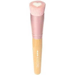Pacifica Foundation Brush – for Makeup Blending Cream & Liquid Make Up – Makeup Brush for Foundations, Blush, Bronzer, Highlighting & Setting Powder – Beauty Tools for Skin Care, Vegan & Cruelty-Free