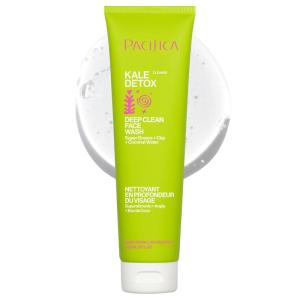 Pacifica Grapefruit Bubbles Gel-to-Foam Cleanser – Gentle Face Wash for Oily & Combination Skin, Helps Remove Excess Oil & Impurities, Helps Brighten, Vegan & Cruelty-Free Formula Dermatologist Tested(Kale Detox)