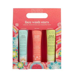 Pacifica Grapefruit Bubbles Gel-to-Foam Cleanser – Gentle Face Wash for Oily & Combination Skin, Helps Remove Excess Oil & Impurities, Helps Brighten, Vegan & Cruelty-Free Formula Dermatologist Tested(3-Pack)