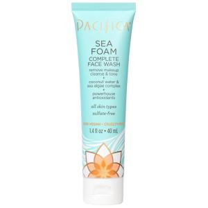 Pacifica Grapefruit Bubbles Gel-to-Foam Cleanser – Gentle Face Wash for Oily & Combination Skin, Helps Remove Excess Oil & Impurities, Helps Brighten, Vegan & Cruelty-Free Formula Dermatologist Tested(Mini Sea Foam)
