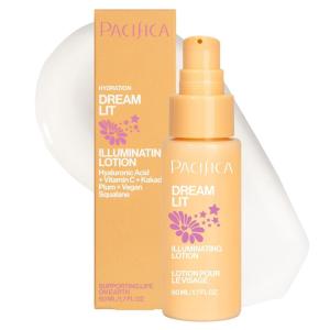 Pacifica Hydrodew Slime Vegan Snail Mucin Barrier Face Moisturizing Gel, Hydrating For Smoothing & Refining Skin, Vegan & Cruelty-Free(Dreamlit Illuminating Lotion)