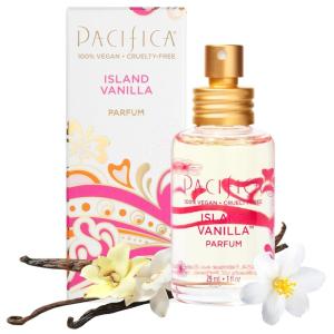 Pacifica Island Vanilla Perfume – Clean Vanilla Fragrance for Women – Warm Tropical Aroma – Long-Lasting Clean Beauty Non Toxic Scent, Vegan & Cruelty-Free, 1 oz Travel-Friendly Spray(Island Vanilla Coconut: Tahitian Vanilla’s Fruity  Floral Aroma w/ Rich Bourbon Vanilla)