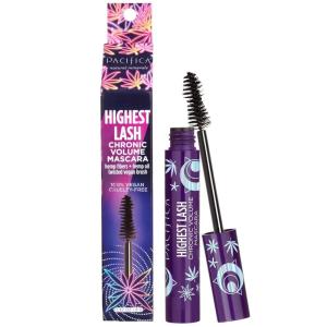 Pacifica Mineral Mascara – Stellar Gaze Black Length & Strength, Long-Lasting Clump-Free Formula with Coconut Oil & Vitamin B, Vegan & Cruelty-Free Super Nova(Highest Lash Chronic Volume Mascara)
